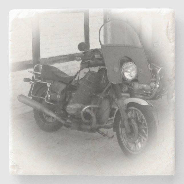 Dessous-de-verre En Pierre Beer Motorcycle Coaster 2 (Devant)