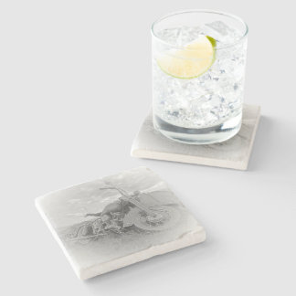 Dessous-de-verre En Pierre Beer Motorcycle Coaster 20
