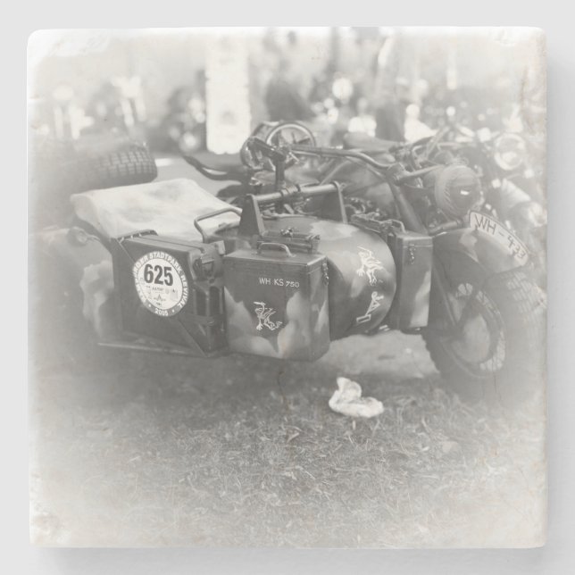 Dessous-de-verre En Pierre Beer Motorcycle Coaster 4 (Devant)