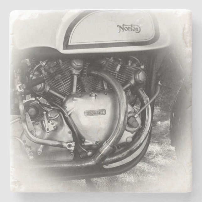 Dessous-de-verre En Pierre Beer Motorcycle Coaster 6 (Devant)