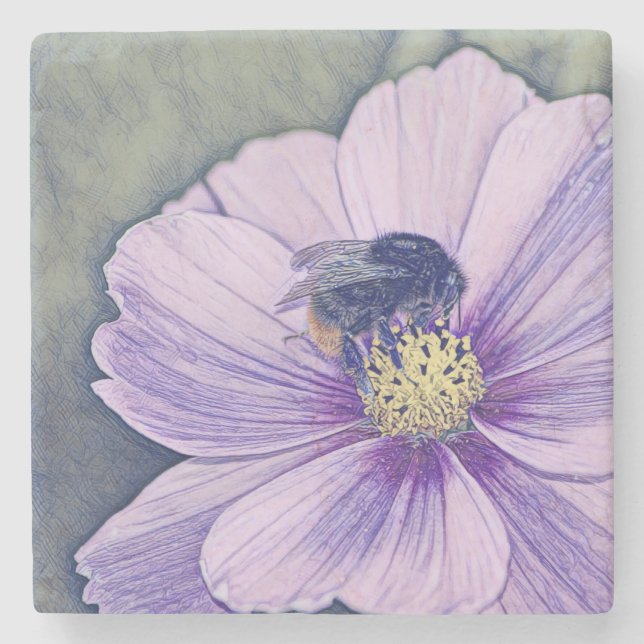 Dessous-de-verre En Pierre Bel dessous de verre en pierre d'abeille (Devant)