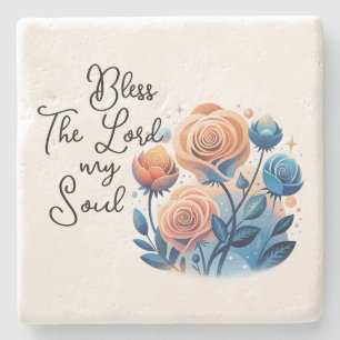Dessous-de-verre En Pierre Bénissez Le Seigneur Mon Âme