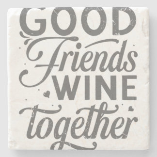 Dessous-de-verre En Pierre Besties BFF Heart Best Friends Bestie