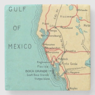 Dessous-de-verre En Pierre Boca Grande - Useppa Island Floride