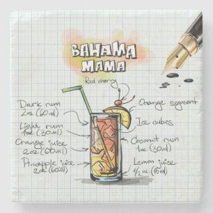 Dessous-de-verre En Pierre Boisson Bahama Mama