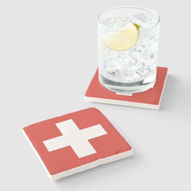 Dessous-de-verre En Pierre Boitier de téléphone indicateur Suisse (Côté)