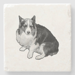 Dessous-de-verre En Pierre Bonnet point