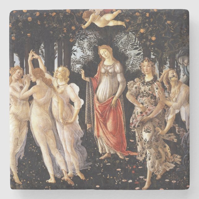 Dessous-de-verre En Pierre BOTTICELLI -Primavera 1482 (Devant)