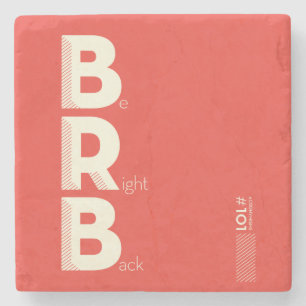 DESSOUS-DE-VERRE EN PIERRE BRB