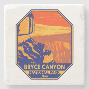 Dessous-de-verre En Pierre Bryce Canyon National Park Utah Inspiration Point