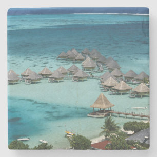 Dessous-de-verre En Pierre Bungalows de l'hôtel Beachcomber