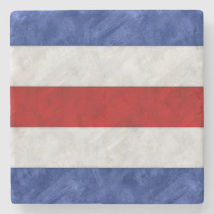 Dessous-de-verre En Pierre C Charlie Watercolor Nautical Signal Maritime