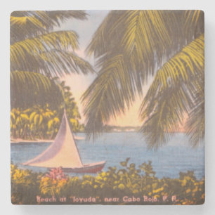 Dessous-de-verre En Pierre Cabo Rojo, Porto Rico - Plage à Joyuda
