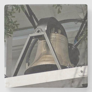 Dessous-de-verre En Pierre Caboteur de pierre de marbre de Bell de victoire