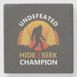 Dessous-de-verre En Pierre Cacher et chercher le champion du monde chemise bi