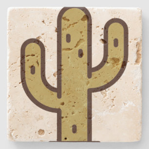 Dessous-de-verre En Pierre cactus