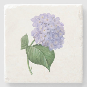 Dessous-de-verre En Pierre Cadeau botanique Vintage Hydrangea Vintage