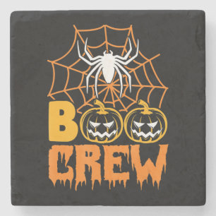 Dessous-de-verre En Pierre Cadeau Spider Boo Citrouille Halloween Spider Boo