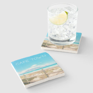 Dessous-de-verre En Pierre Cape Town Table Mountain Beach Ocean View Blouberg