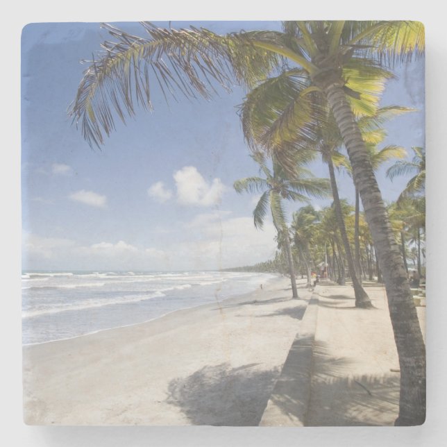 Dessous-de-verre En Pierre Caraïbes - Trinidad - Manzanilla Beach sur (Devant)