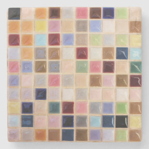 Dessous-de-verre En Pierre Carreaux de mosaïque vintages