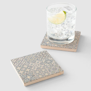 Dessous-de-verre En Pierre Carreaux Méditerranéens, Marocains, Majolique, Azu