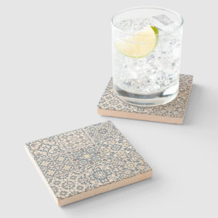 Dessous-de-verre En Pierre Carreaux Méditerranéens, Marocains, Majolique, Azu