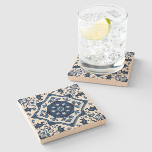Dessous-de-verre En Pierre Carrelage méditerranéen, Portugais, Azulejo, Majol
