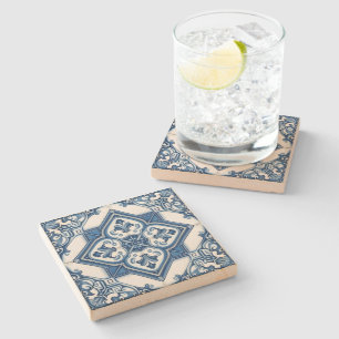Dessous-de-verre En Pierre Carrelage méditerranéen, Portugais, Azulejo, Majol