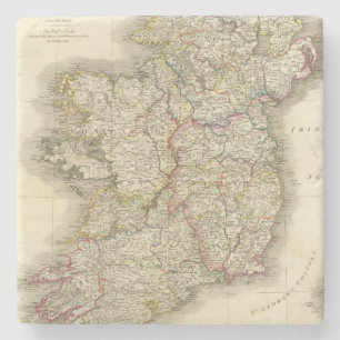 Dessous-de-verre En Pierre Carte de l'Irlande
