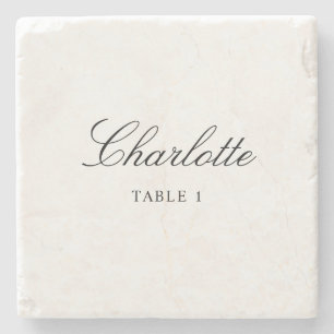 Dessous-de-verre En Pierre Carte de Table Élégante et Unique en Carrelage pou