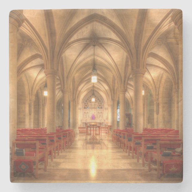 Dessous-de-verre En Pierre Cathédrale nationale de Washington Bethlehem Chape (Devant)