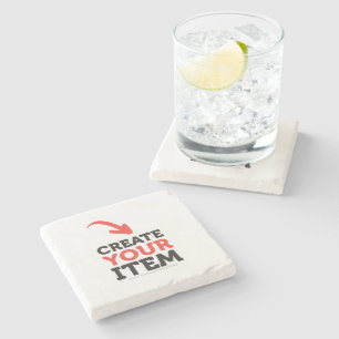 Dessous-de-verre En Pierre Célibataire fait sur commande de conception de