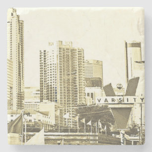 Dessous-de-verre En Pierre Centre-ville Atlanta, Varsity, Plaza Hotel, W,