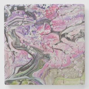 Dessous-de-verre En Pierre Cerisier rose