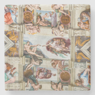 Dessous-de-verre En Pierre Chapelle Sixtine Michel-Ange - Vatican, Rome, Ital
