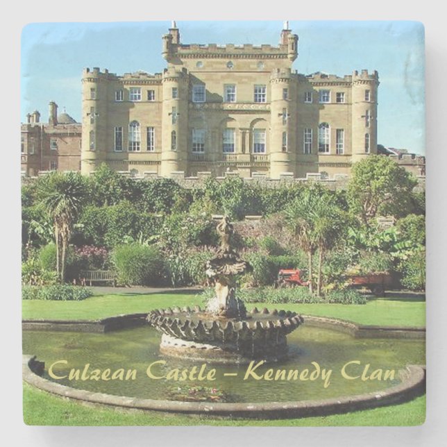 Dessous-de-verre En Pierre Château de Culzean - Kennedy Clan (Devant)