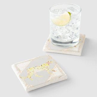 Dessous-de-verre En Pierre Cheetah coaster
