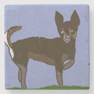 Dessous-de-verre En Pierre Chihuahua