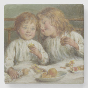 Dessous-de-verre En Pierre Christmas Morning (par Joseph Clark)