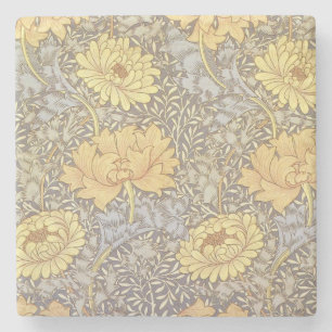 Dessous-de-verre En Pierre Chrysanthème Fleurs de Maman William Morris