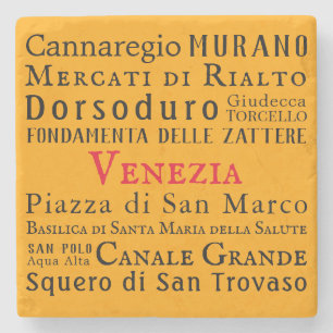 Dessous-de-verre En Pierre Ciao Venezia !