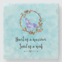 Citation de typographie à l'aquarelle Wolf Boho St