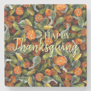 Dessous-de-verre En Pierre Citrouille, Squash Dessous de verre de récolte d'a