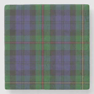 Dessous-de-verre En Pierre Clan MacEwen Tartan Dessous de verre en pierre pla