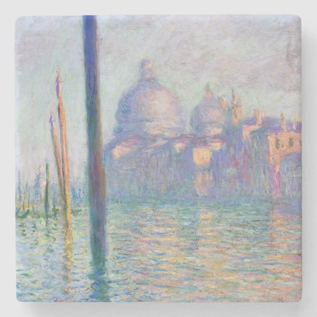 Dessous-de-verre En Pierre Claude Monet - Grand Canal, Venise (Devant)