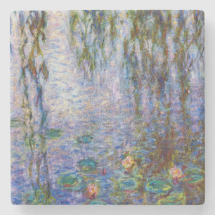 Dessous-de-verre En Pierre Claude Monet - Lys d'eau