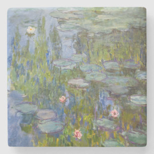 Dessous-de-verre En Pierre Claude Monet Nymphéas 1915 Art Impressionniste