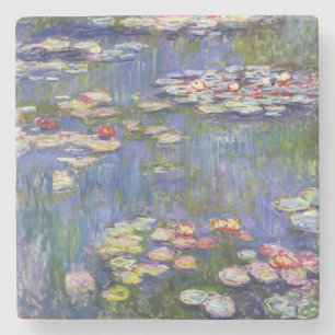 Dessous-de-verre En Pierre Claude Monet - Nymphéas / Nymphéas