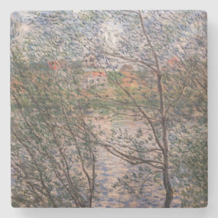 Dessous-de-verre En Pierre Claude Monet - Printemps à travers les branches